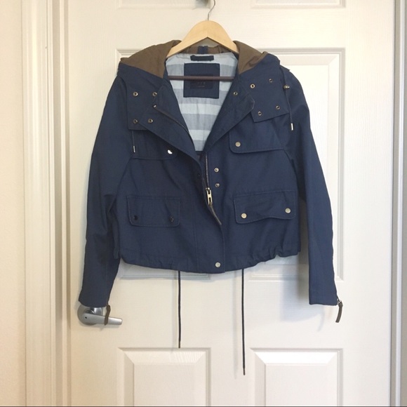 Zara Jackets & Blazers - ZARA Cropped Canvas Jacket